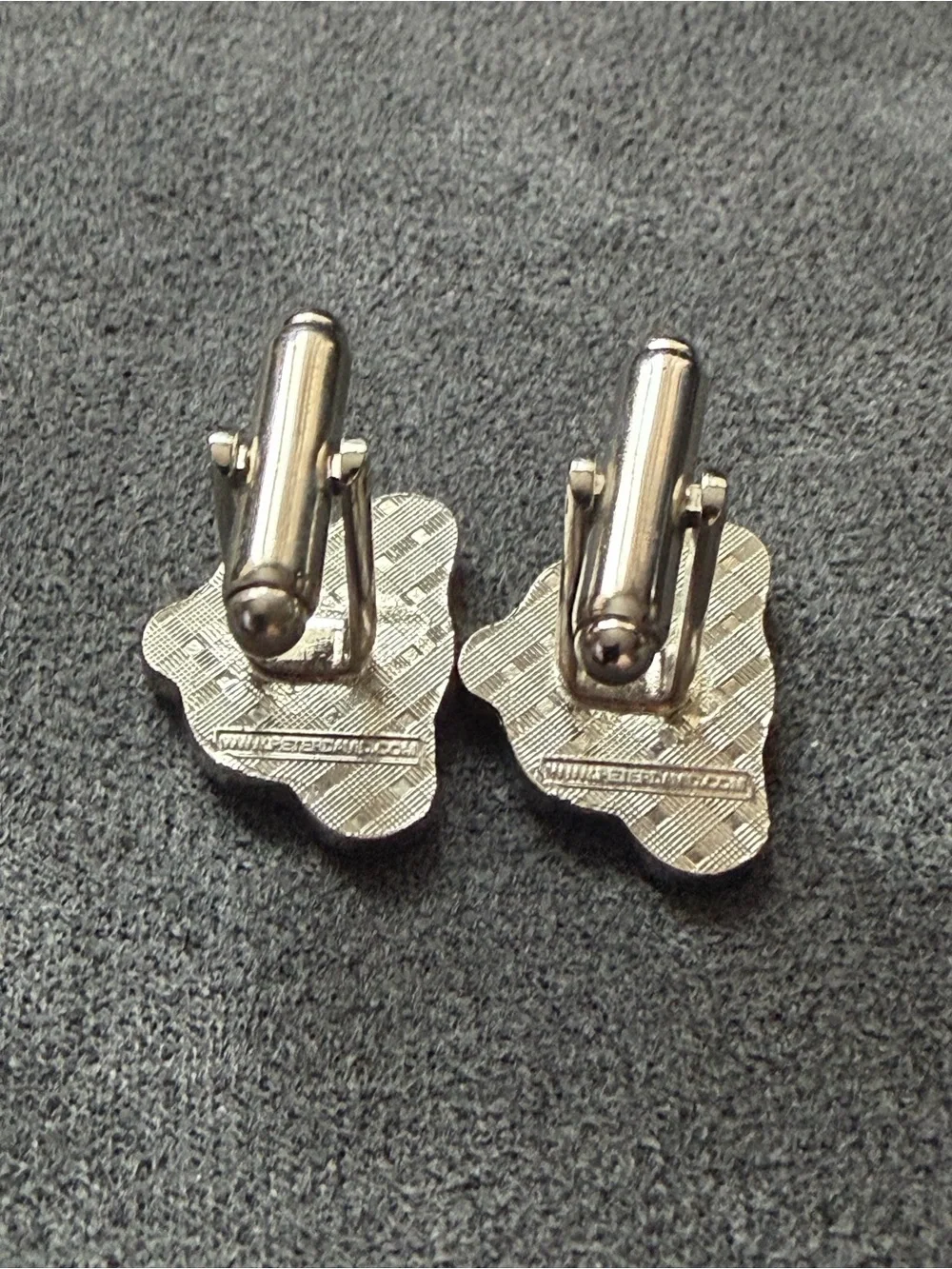 Chicago Cubs Cubby Bear Stainless Steel Cufflinks